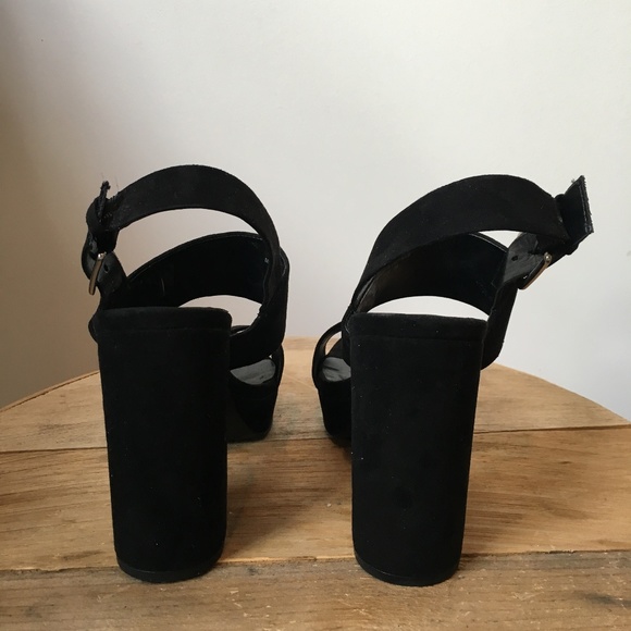 Black Suede Heels - Picture 3 of 5